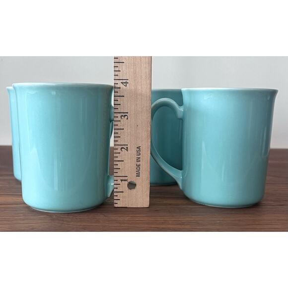 Prego Aqua by Corning Crown Mug CoffeeTea Cocoa Set of 4 Replacement - Picture 7 of 8